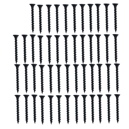 50Pcs Blue Self Tapping Screws 6 X 1.5in Spring Steel 2