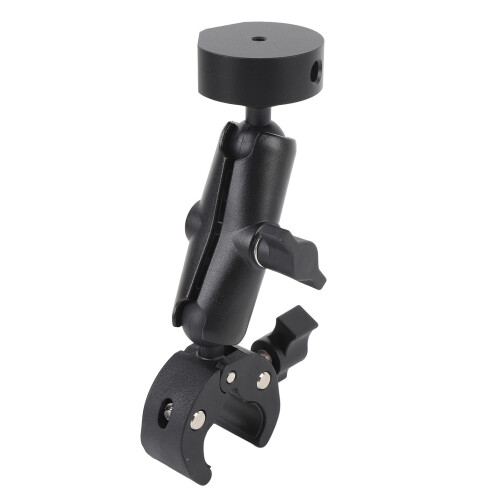 Adjustable Clamp Mount Mini Aluminum ABS Dish Antenna Pole Bracket 1