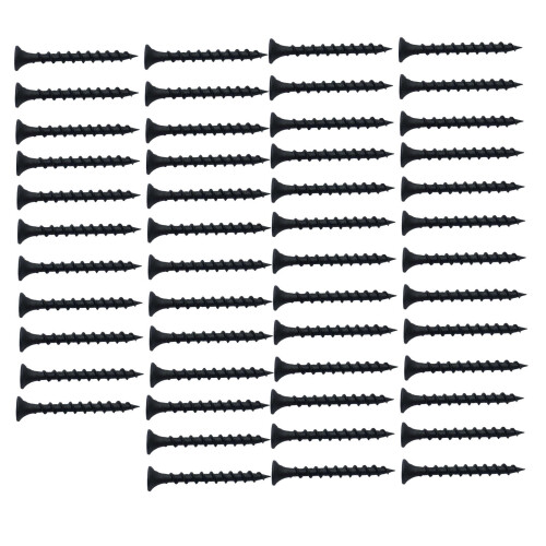 50Pcs Blue Self Tapping Screws 6 X 1.5in Spring Steel 1