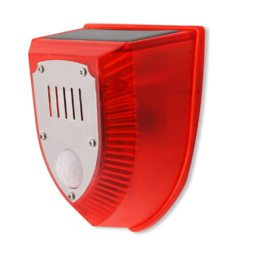 Solar/DC Sound Light Alarm Induction Deterrent 1