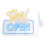 LED Neon Light Yes We Are Open Dimmable Decorative Sign 2