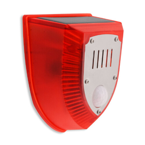 Solar/DC Sound Light Alarm Induction Deterrent 2