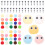 1Set Decorative Nylon Pom Poms with Wiggle Eyes for Craft Projects 7