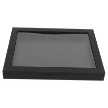 Clear Shadow Case Jersey Photo Frame Display Stand Wooden