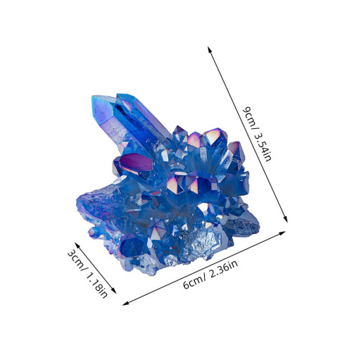 natural crystal cluster ornament handmade craft material random shape 1