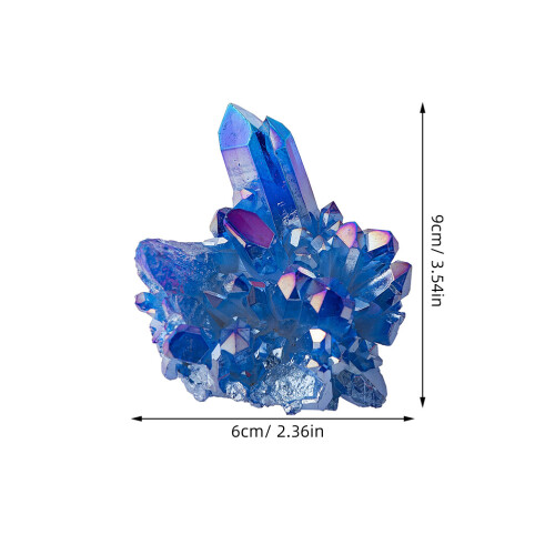 natural crystal cluster ornament handmade craft material random shape 2