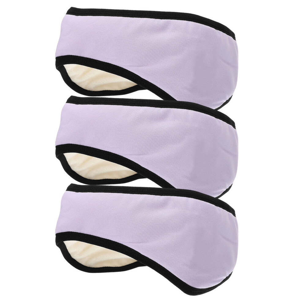 Solustre Light 3Pcs Soundproof Sleep Earmuff Headband With Blocking Mask