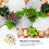 1 Pack Colorful Stone Fish Tank Decor Potted Pebbles 8