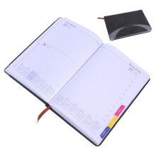 Notebook 2026 PU Noir Résistant Journal Planificateur