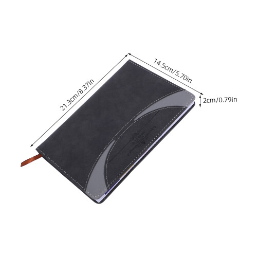 Notebook 2026 PU Noir Résistant Journal Planificateur 2