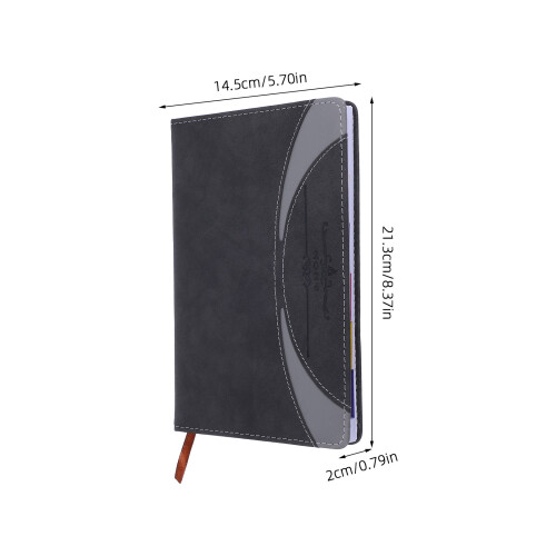 Notebook 2026 PU Noir Résistant Journal Planificateur 1