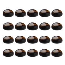 20Pcs Diy Stones Semicircle Flat Bottom Jewelry Accessories