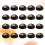 20Pcs Diy Stones Semicircle Flat Bottom Jewelry Accessories 7
