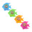 4 Pcs Fish Shaped Water Toss Ring Handheld Game Toys 1