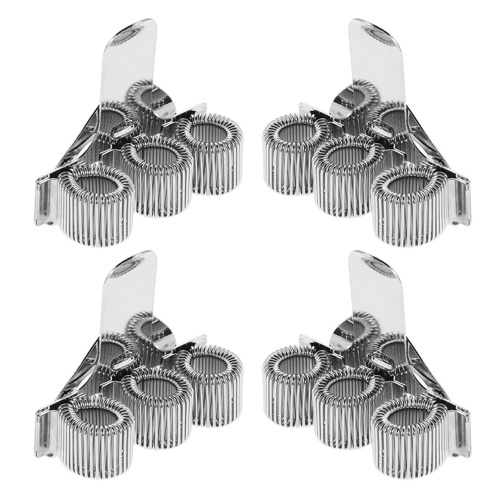 4pcs metal triple spring pen holder clips for office notebook pocket-image-OPC-PMCK6P7-NEW