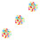 150 Pcs Artificial Acrylic Crystal Stone Vase Decor 5