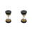 2pcs 30 Seconds Gold Beads Hourglass Timer Toy 4