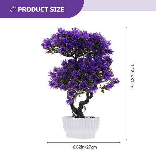 Bonsai Simulation En Violet Décoration Pour Mariage 1