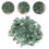 3 packs natural green aventurine stones, irregular shape 5