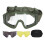 (Khaki Frame) Abnehmbare UV-Schutzradbrille mit grünem Gestell 1