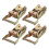 4x Ratschenspanner 1-1/16" Carbonstahl 1500KGS Zugkraft 1