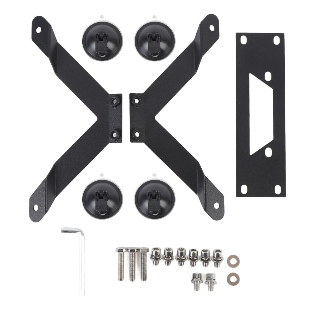 Rectangular Satellite Car Roof Mount Flat Base Suction Cup Rv Van Boat 610830961909
