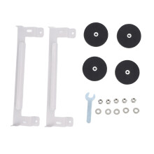 White Satellite Car Mount Magnetic Kit for RV Boat Plane
