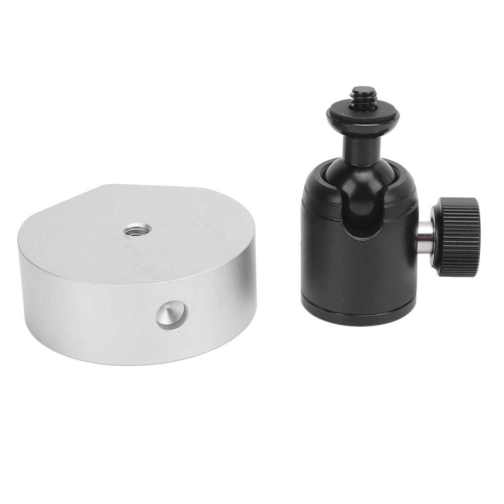 () Satellite Tripod Mount Adapter Aluminum Alloy Ball Head Mini Black/Silver 610830964924