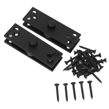 Verdeckte Türschwenkscharnier Edelstahl 100kg Schwarz 270