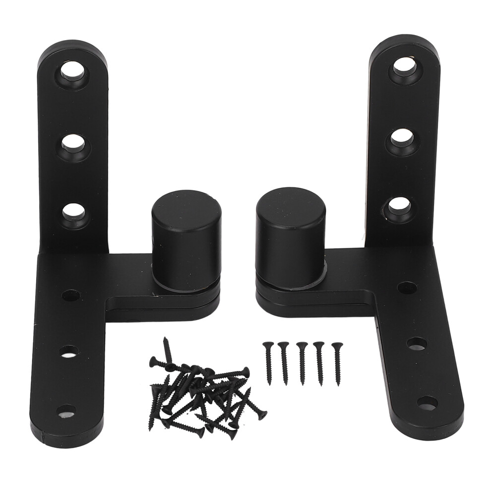 Left Right Door Hinge Kit Stainless Steel 130Lbs 270 Rotating Black 610830970673