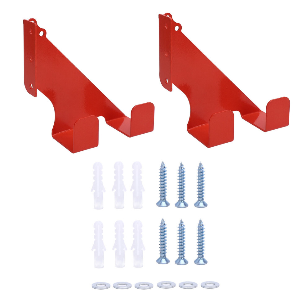 2 Set Chainsaw Wall Mount Rack Alloy Steel Heavy Duty Hanger 610830971021