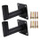 2Pcs 90 Degree Wall Mount L Shaped Bracket Alloy Steel 1