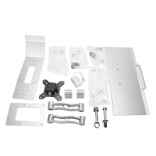 Tischhalterung für Monitor & Tastatur mit Ablage, platzsparend