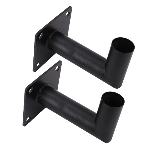 2Pcs 90 Degree Wall Mount L Shaped Bracket Alloy Steel 1