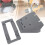 Car Roof Rack Mount Aluminum Alloy Bracket 0.59-1.75in for Gen 3 4