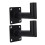 2Pcs 90 Degree Wall Mount L Shaped Bracket Alloy Steel 4