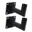 2Pcs 90 Degree Wall Mount L Shaped Bracket Alloy Steel 3