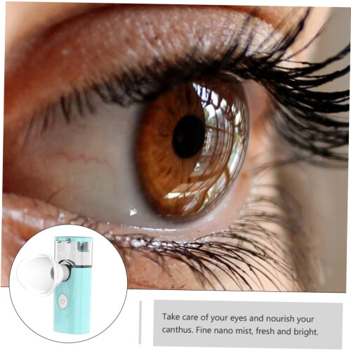 Eye Drops Atomization Cleaner Blue Nano Steamer Unisex Dry Eyes Relief Device 1