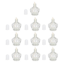 10x Brennglasflasche 150ml Labor Glas wiederverwendbar Chemie