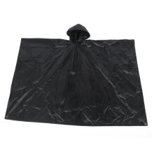 3-in-1 Regenponcho mit Kapuze wasserdicht Oxford schwarz