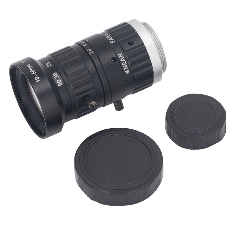 C Mount Zoom Lens 6Mp 10-50Mm Manual Focusing 323163079219