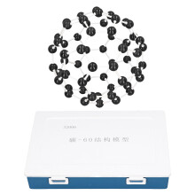 C60-Molekülmodell Kohlenstoffatome Bindung Chemie