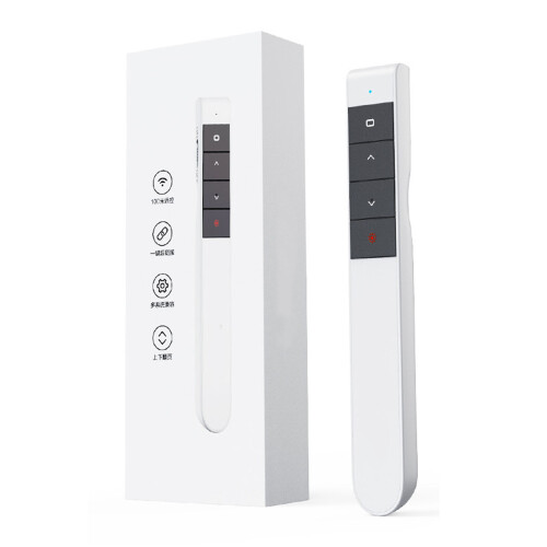 (White) Drahtloser Präsentationsfernbedienung USB-Ladung 1