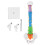 Spine Model PVC 45cm Color Coded Miniature with Thigh Bone Set 1