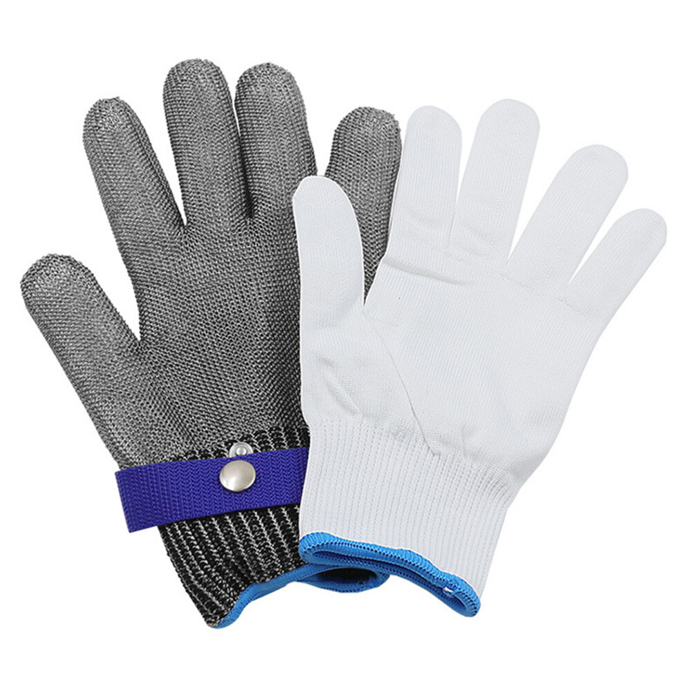 (Xl 25.5Cm/10.04In) Cut Resistant Gloves Stainless Steel Nylon Xs 22Cm 323163281292