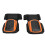 Orange Hard Shell Silicone Knee Pad for Engineering Maintenance 1