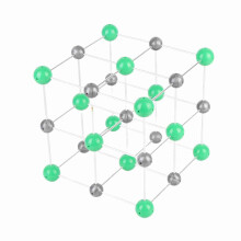 Molekülstrukturmodell Natriumchlorid Kristall Lehrmittel