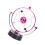Perpetuierender Pendelball Elektronisches Desktop-Ornament 2