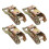 4x Ratschenspanner 1-1/16" Carbonstahl 1500KGS Zugkraft 4