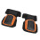 Orange Hard Shell Silicone Knee Pad for Engineering Maintenance 3